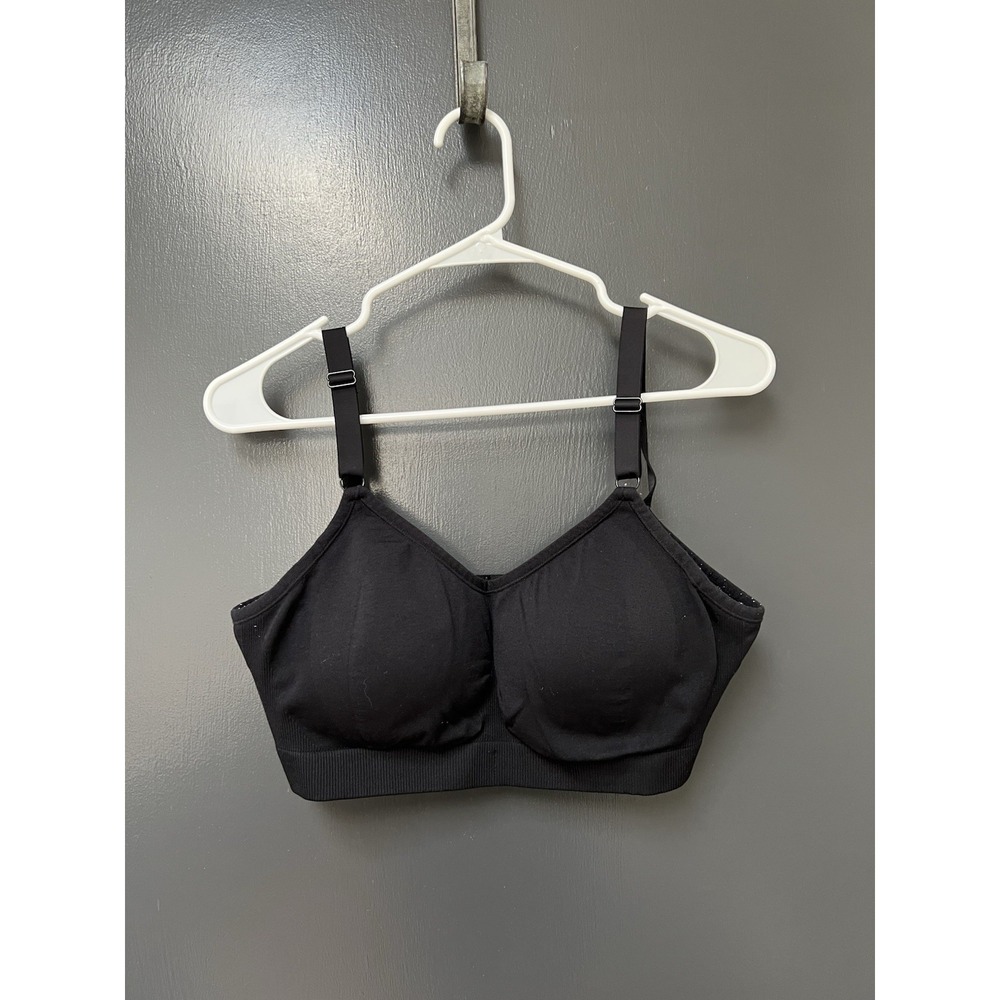 Knix Black Padded Bra Sz XL Adustable Straps Womens